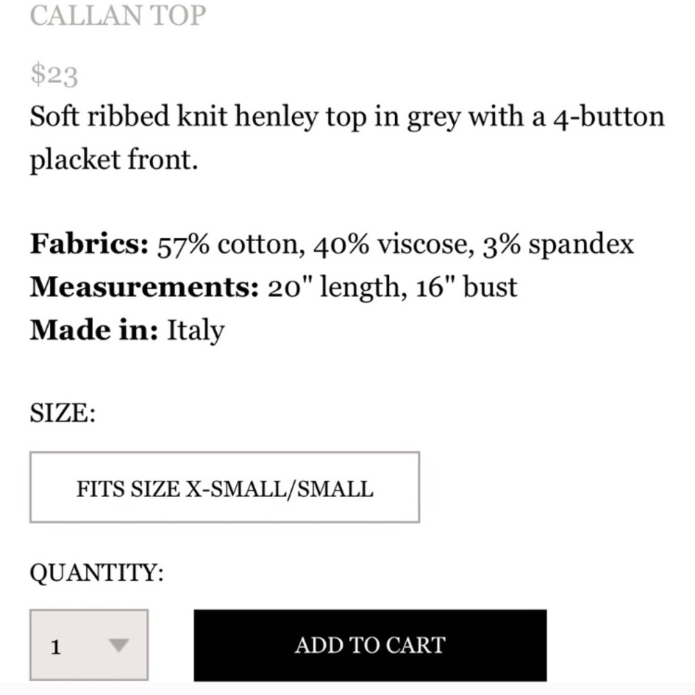 brandy callan Top - Picture 3 of 3